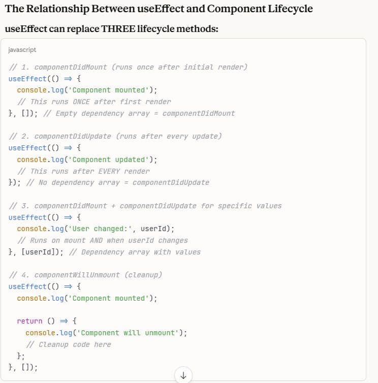 use effect hook callback functions replace react component methods for overriding